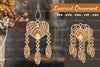 Heart Dreamcatcher Laser Cut Ornament Clipart Bundle