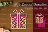 Heart Gift Box Laser Cut Decoration Clipart Bundle