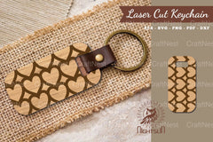 Heart Laser Cut Keychain Design Bundle - CraftNest - Digital Crafting and Art