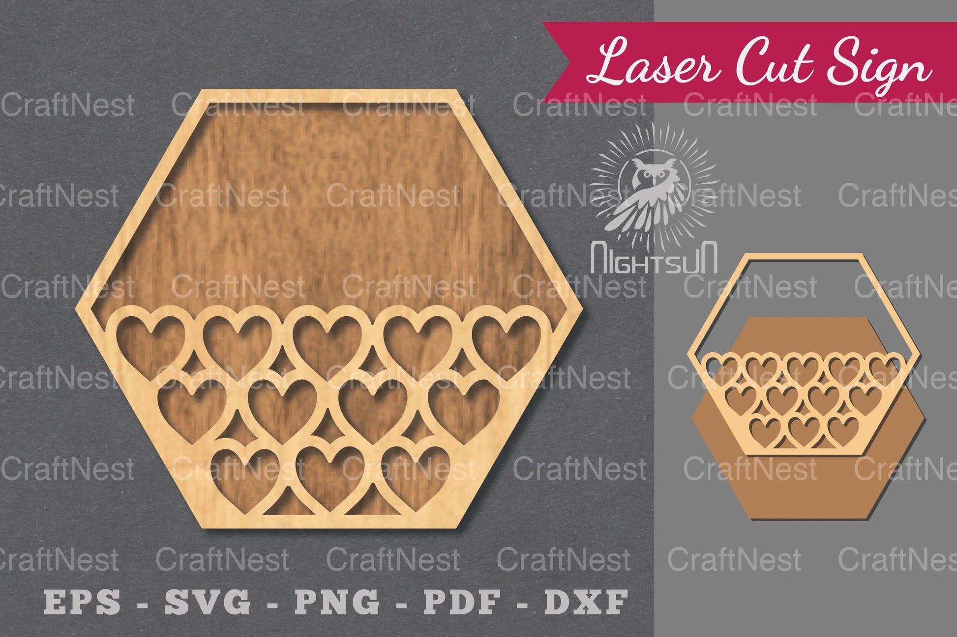 Heart Laser Cut Sign Clipart Bundle - CraftNest - Digital Crafting and Art