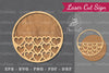 Heart Laser Cut Sign Clipart Bundle