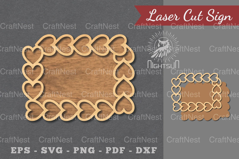 Heart Laser Cut Sign Clipart Bundle - CraftNest - Digital Crafting and Art