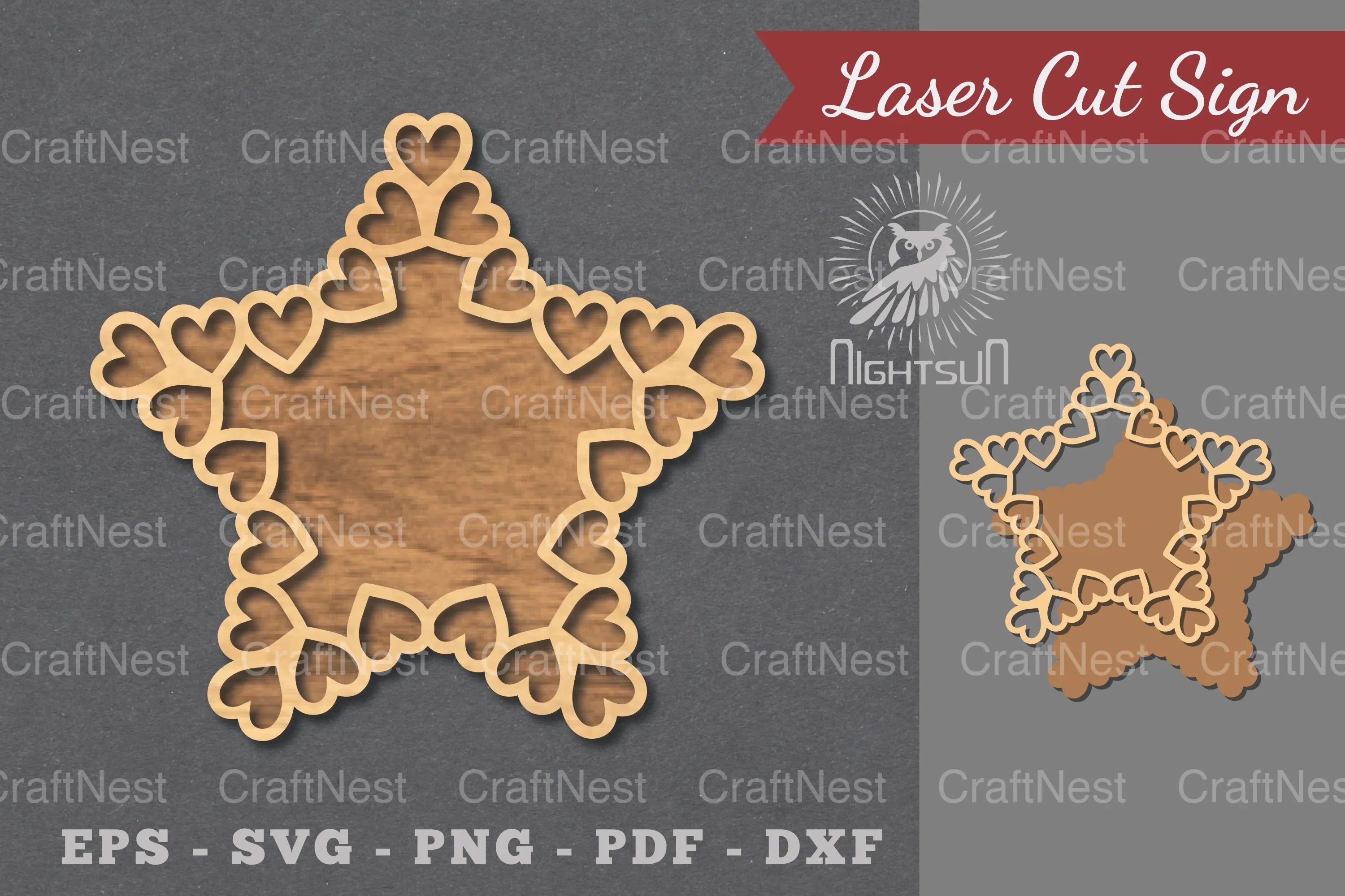 Heart Laser Cut Sign Clipart Bundle - CraftNest - Digital Crafting and Art