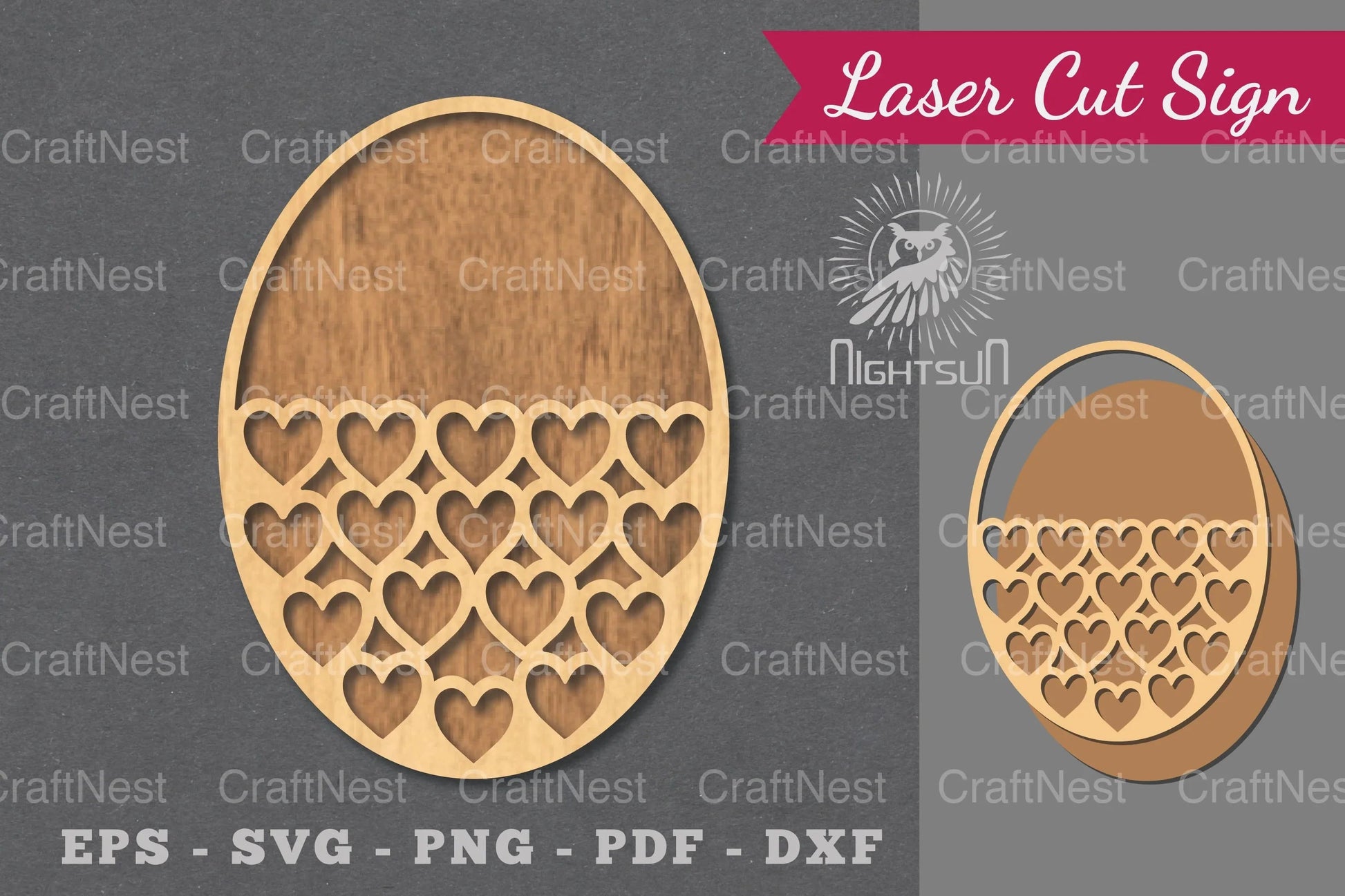 Heart Laser Cut Sign Clipart Bundle - CraftNest - Digital Crafting and Art