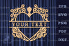 Heart Lasercut Split Monogram SVG Bundle