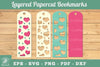 Heart Layered Papercut Bookmark SVG Bundle