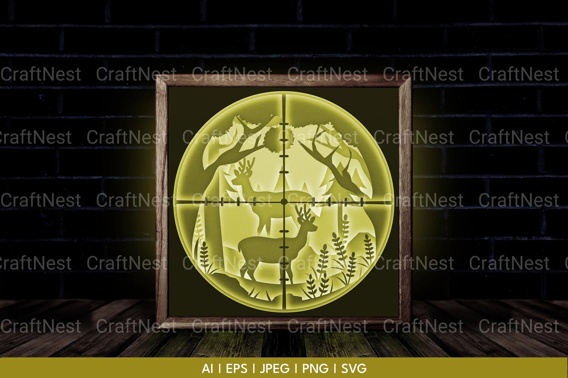 Hunt 3D Layered Papercut SVG Bundle - CraftNest - Digital Crafting and Art