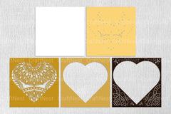 Heart Mandala 3D Layered Papercut Clipart Bundle - CraftNest - Digital Crafting and Art