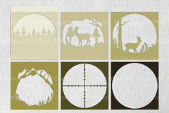 Hunt 3D Layered Papercut SVG Bundle - CraftNest - Digital Crafting and Art