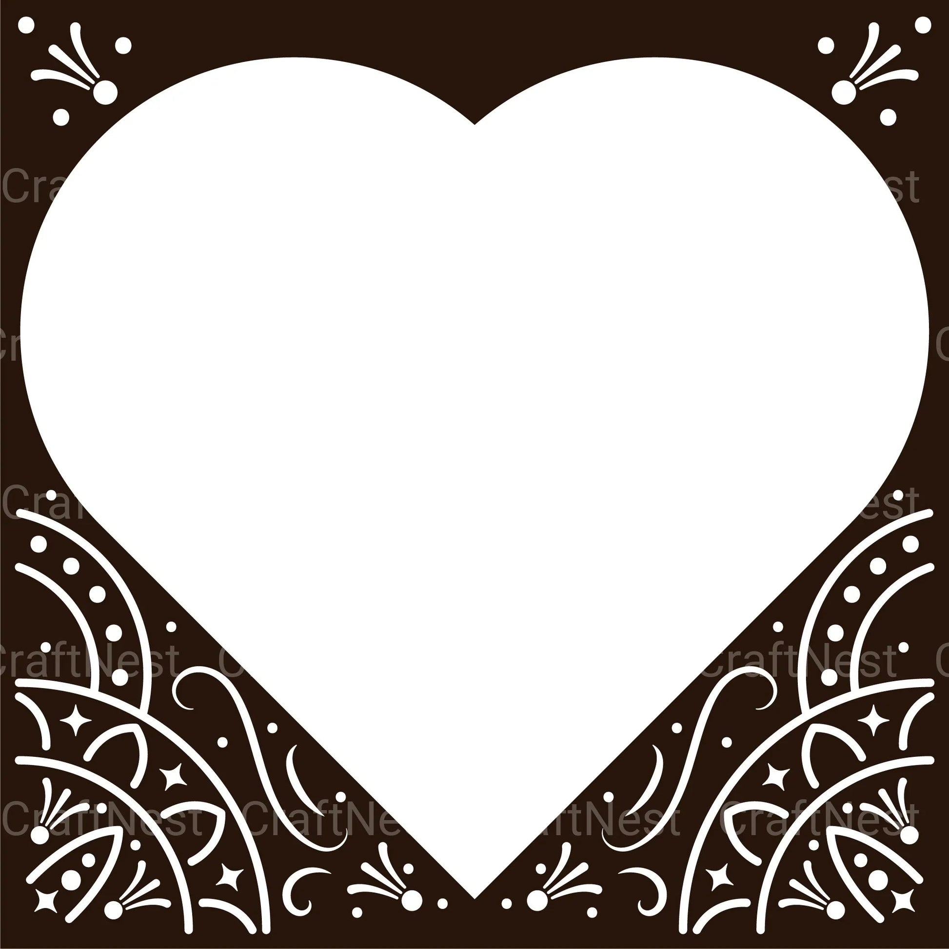 Heart Mandala 3D Layered Papercut Clipart Bundle - CraftNest - Digital Crafting and Art