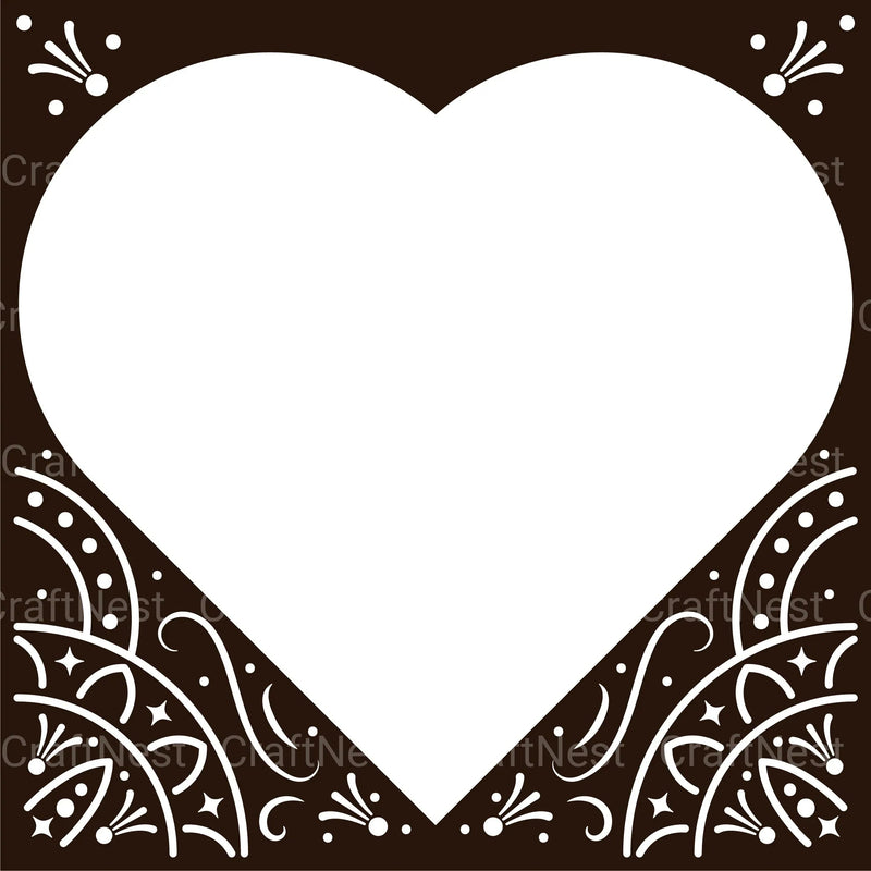 Heart Mandala 3D Layered Papercut Clipart Bundle - CraftNest - Digital Crafting and Art