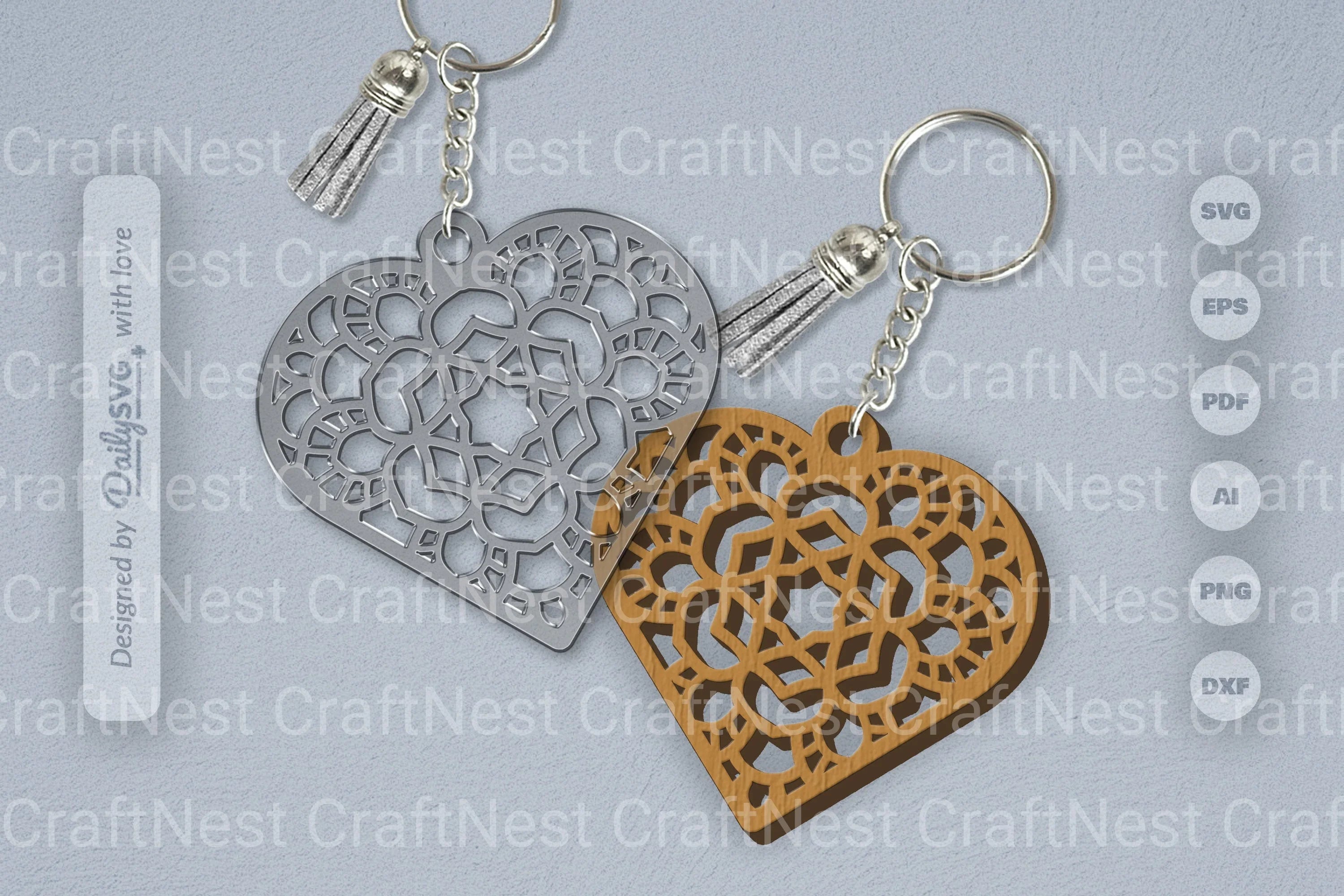 Heart Mandala SVG Bundle