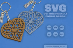 Heart Mandala Clipart Daily SVG Bundles - CraftNest - Digital Crafting and Art
