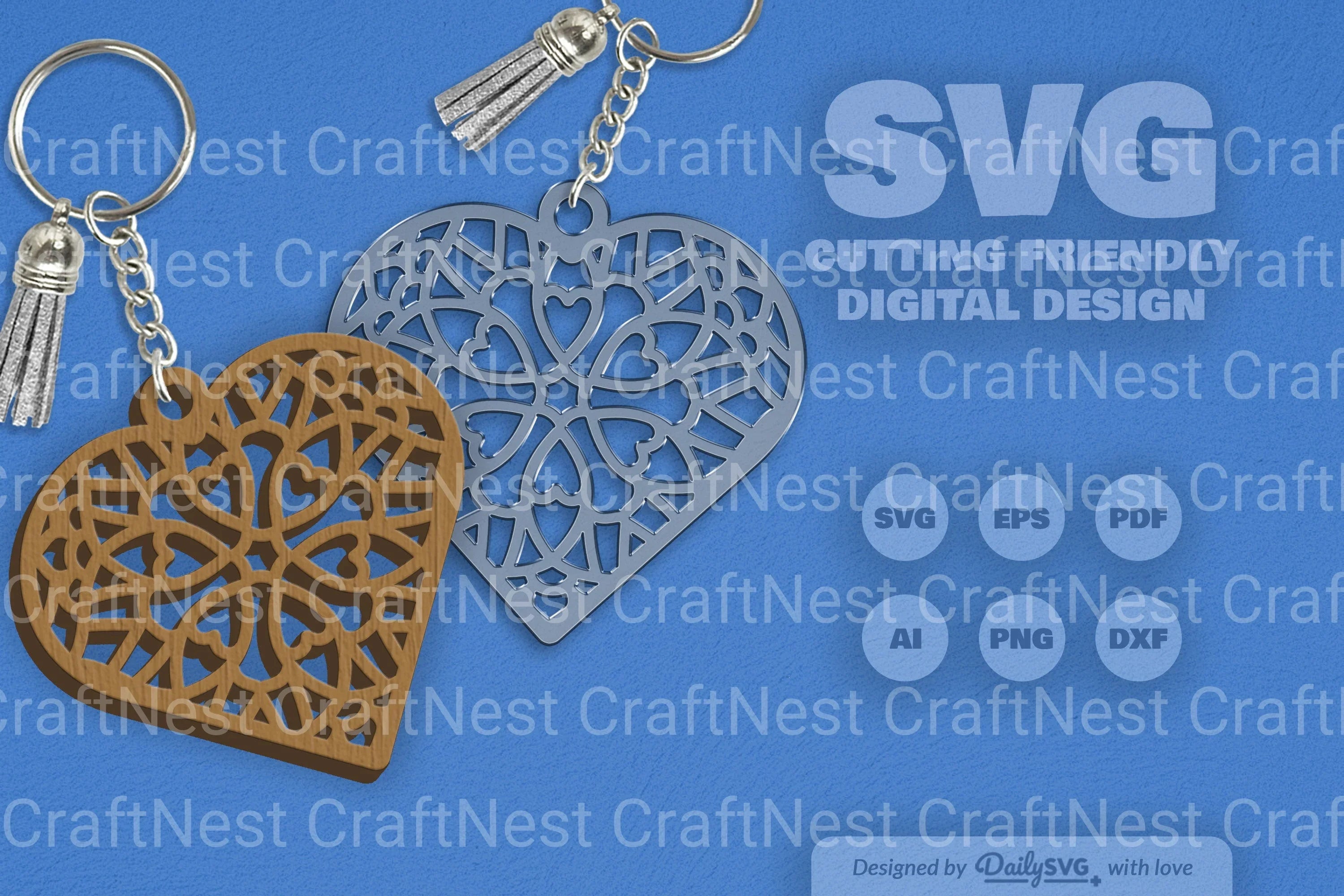 Heart Mandala SVG Bundle