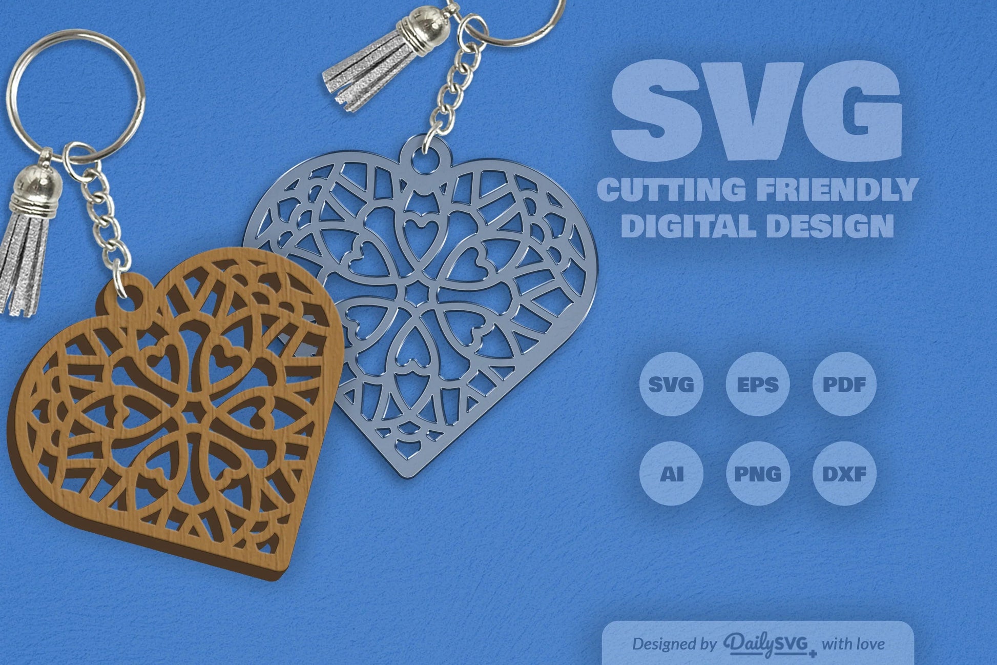 Heart Mandala Clipart Daily SVG Bundles - CraftNest - Digital Crafting and Art