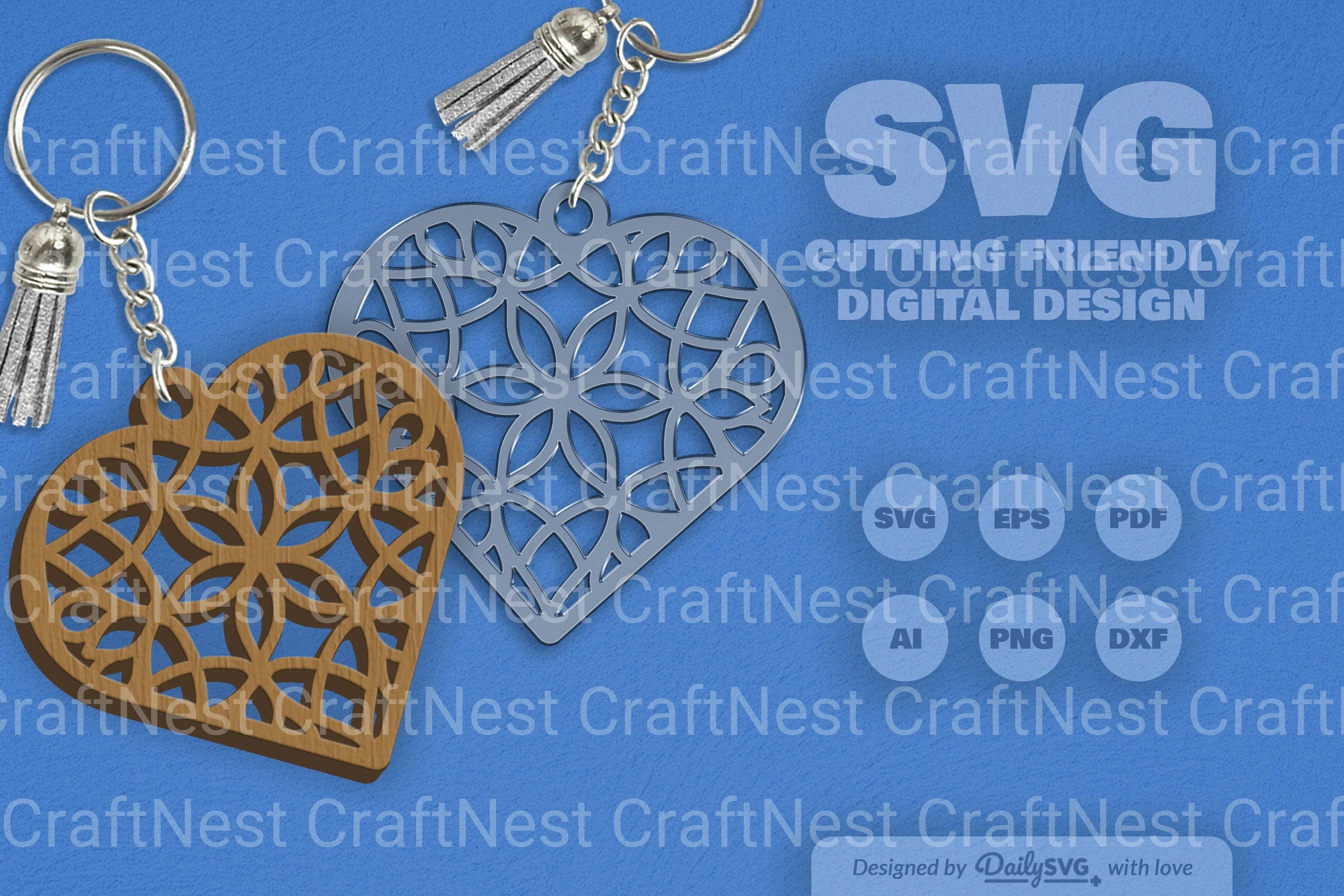 Heart Mandala SVG Bundle