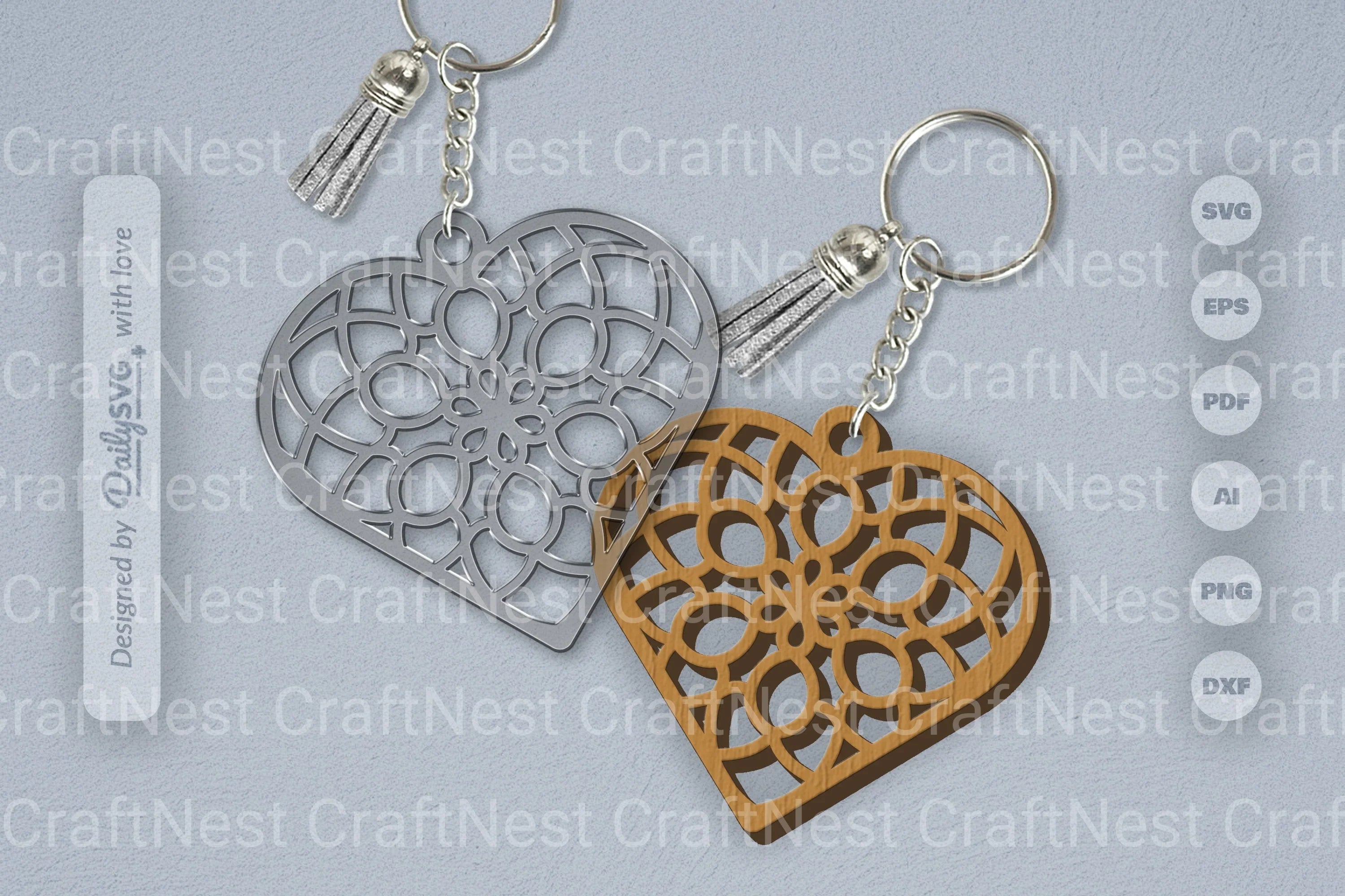 Heart Mandala SVG Bundle