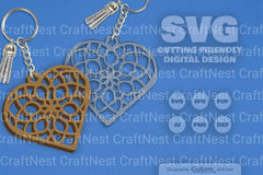Heart Mandala Clipart Daily SVG Bundles - CraftNest - Digital Crafting and Art