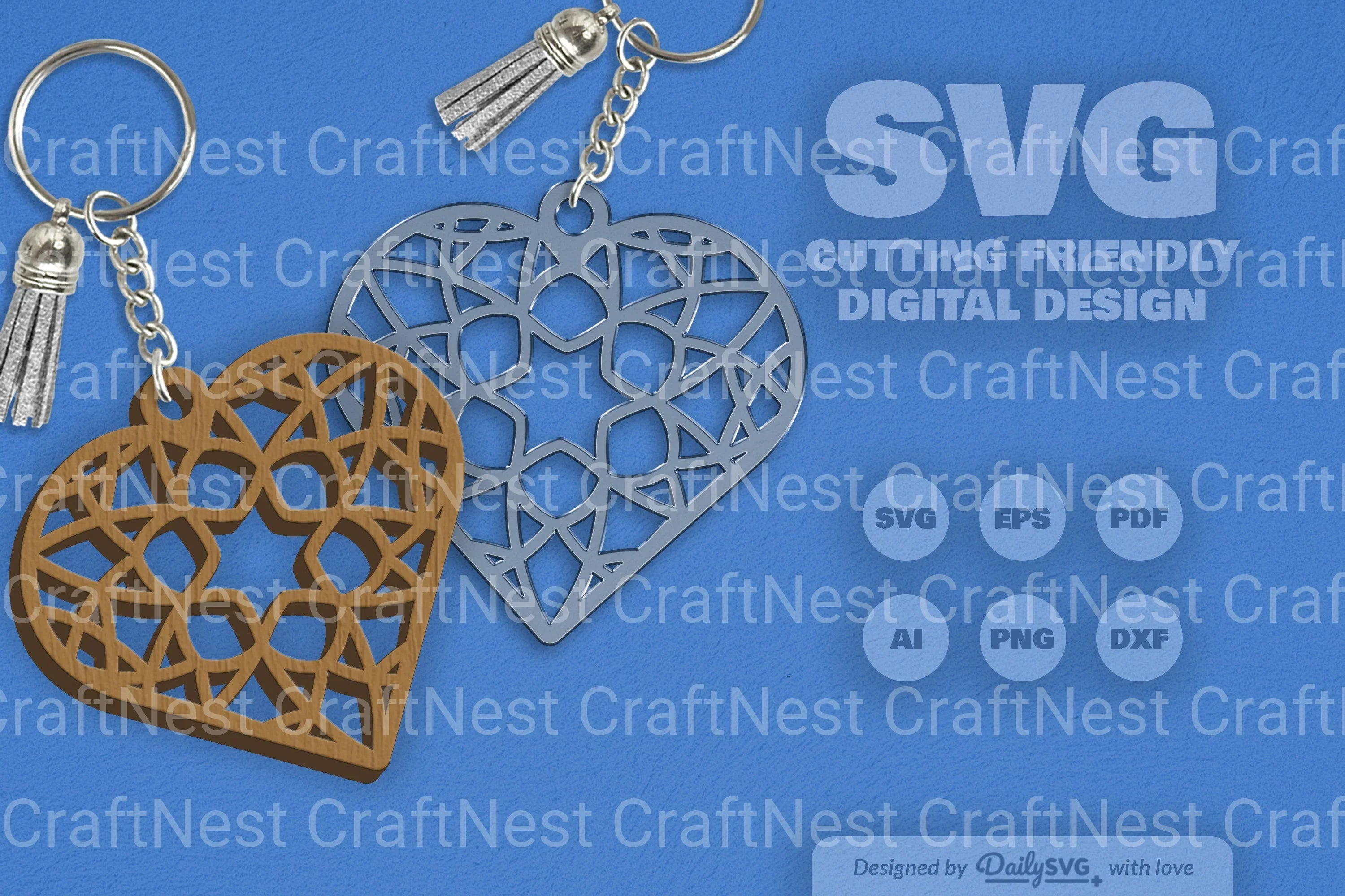 Heart Mandala SVG Bundle