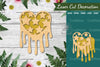 Heart Melted Laser Cut Decoration Clipart Bundle