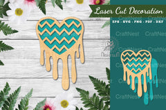 Heart Melted Laser Cut Decoration Clipart Bundle - CraftNest - Digital Crafting and Art