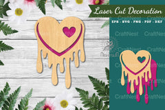 Heart Melted Laser Cut Decoration Clipart Bundle - CraftNest - Digital Crafting and Art