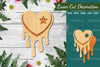 Heart Melted Laser Cut Decoration Clipart Bundle