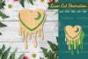 Heart Melted Laser Cut Decoration Clipart Bundle