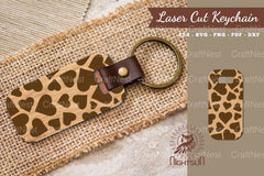 Heart Pattern Laser Cut Keychain Design Bundle - CraftNest - Digital Crafting and Art