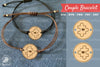 Heart Puzzle Laser Cut Couple Bracelet Clipart Bundle