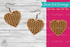 Heart Shape Lasercut Earrings SVG Bundle