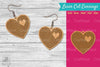 Heart Shape Lasercut Earrings Clipart Bundle