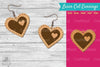 Heart Shape Lasercut Earrings Clipart Bundle