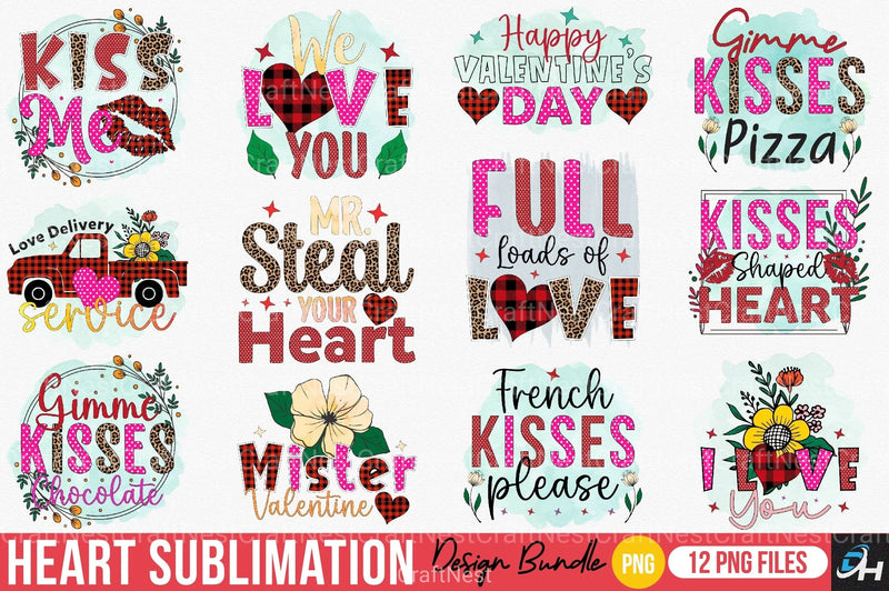 Heart Bundle - CraftNest - Digital Crafting and Art