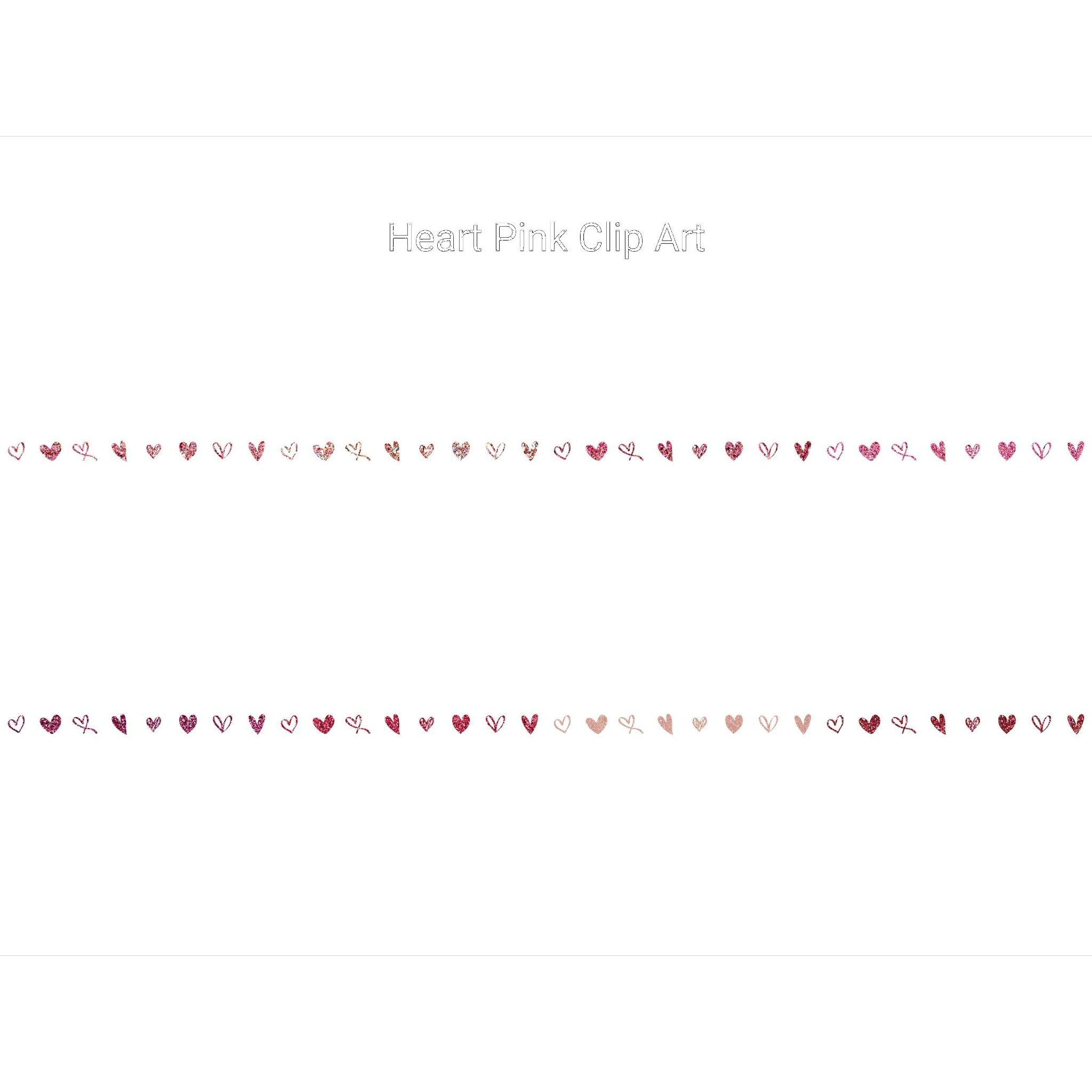 Pink Heart Clipart - CraftNest - Digital Crafting and Art