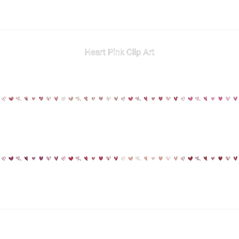 Pink Heart Clipart - CraftNest - Digital Crafting and Art