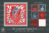 Heartbeat 3D Layered Paper Cut Clipart Bundle