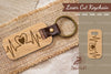 Heartbeat Laser Cut Keychain Bundle