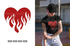 Heart of Flame SVG Bundle - CraftNest - Digital Crafting and Art