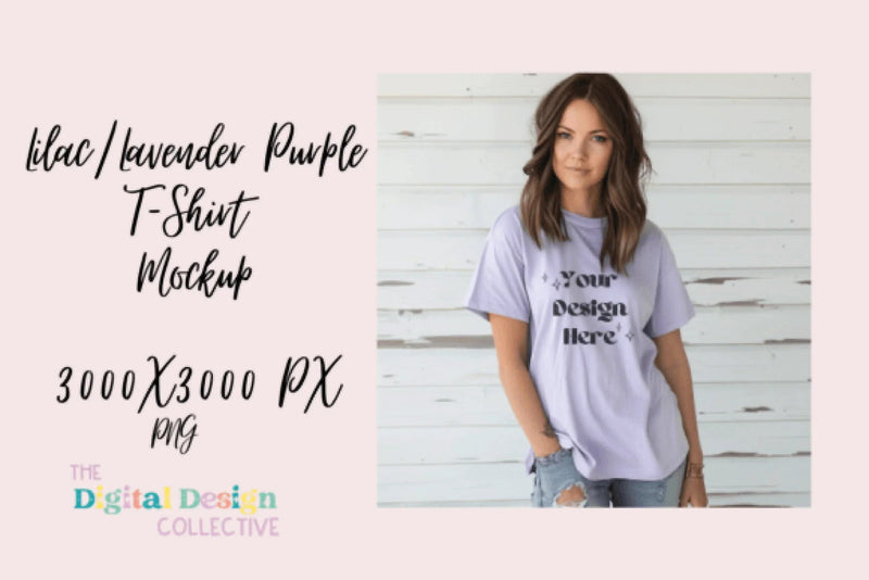 Heather Purple Bella Canvas Tee Clipart Bundle - CraftNest - Digital Crafting and Art