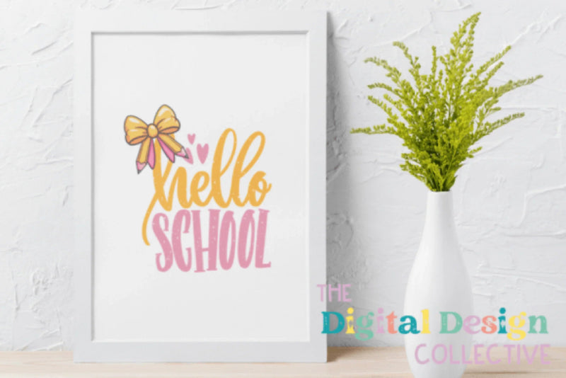 Chic Coquette School Graphic Design Clipart Bundle - CraftNest - Digital Crafting and Art