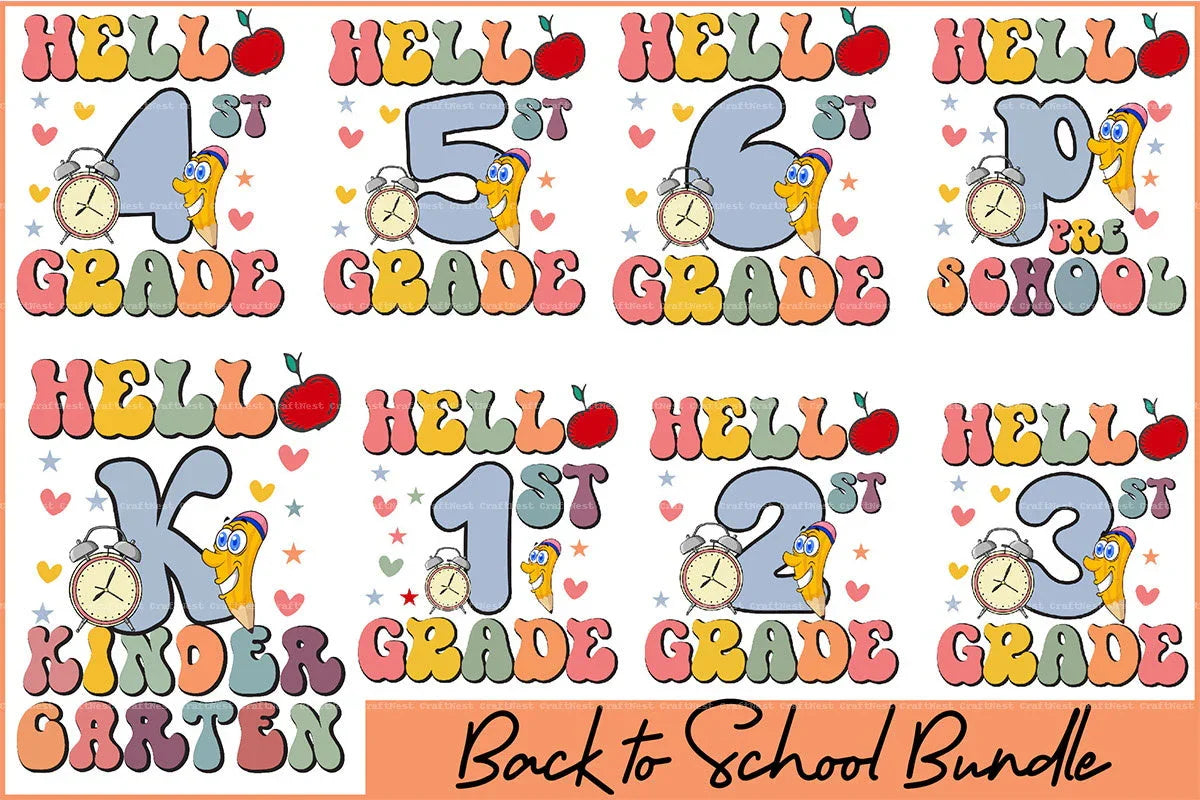 Back to School Clipart Bundle