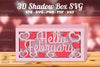 Hello February 3D Shadow Box Clipart Bundle