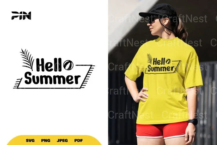 Hello Summer SVG Bundle - CraftNest - Digital Crafting and Art