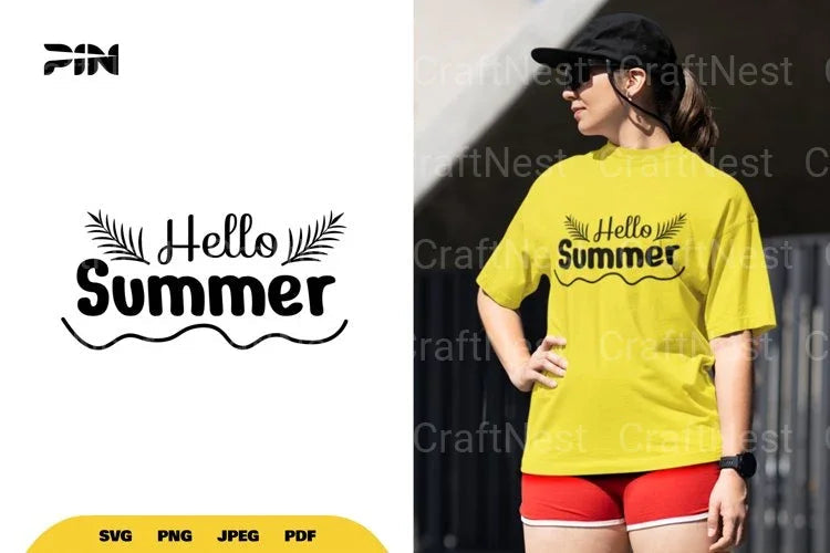 Hello Summer SVG Bundle - CraftNest - Digital Crafting and Art
