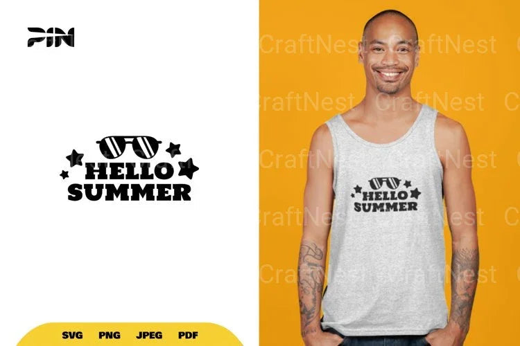 Hello Summer SVG Bundle - CraftNest - Digital Crafting and Art