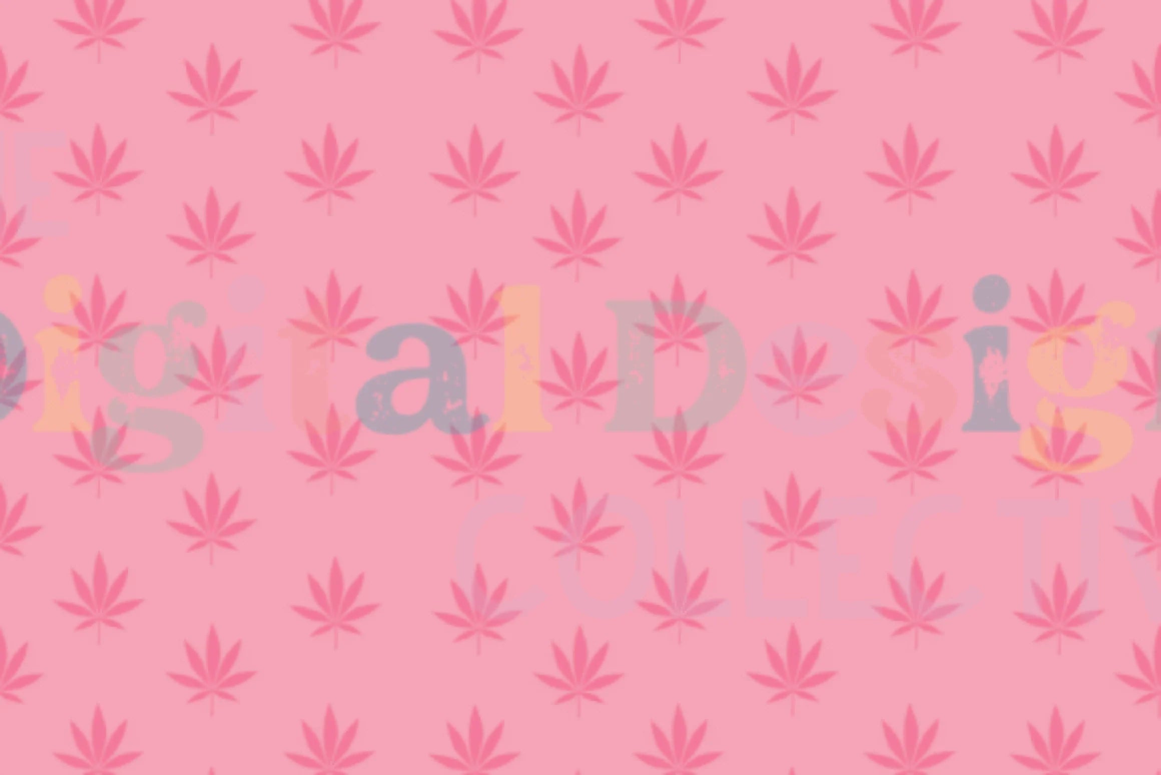 Hemp Leaves Seamless Digital Paper - CraftNest - Digital Crafting and Art