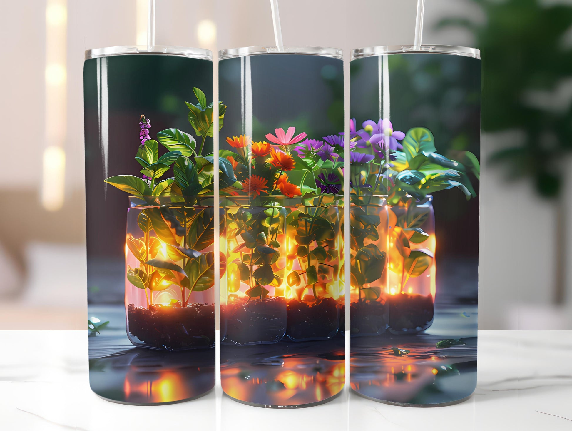 Herbalism 4 Tumbler Wrap - CraftNest - Digital Crafting and Art
