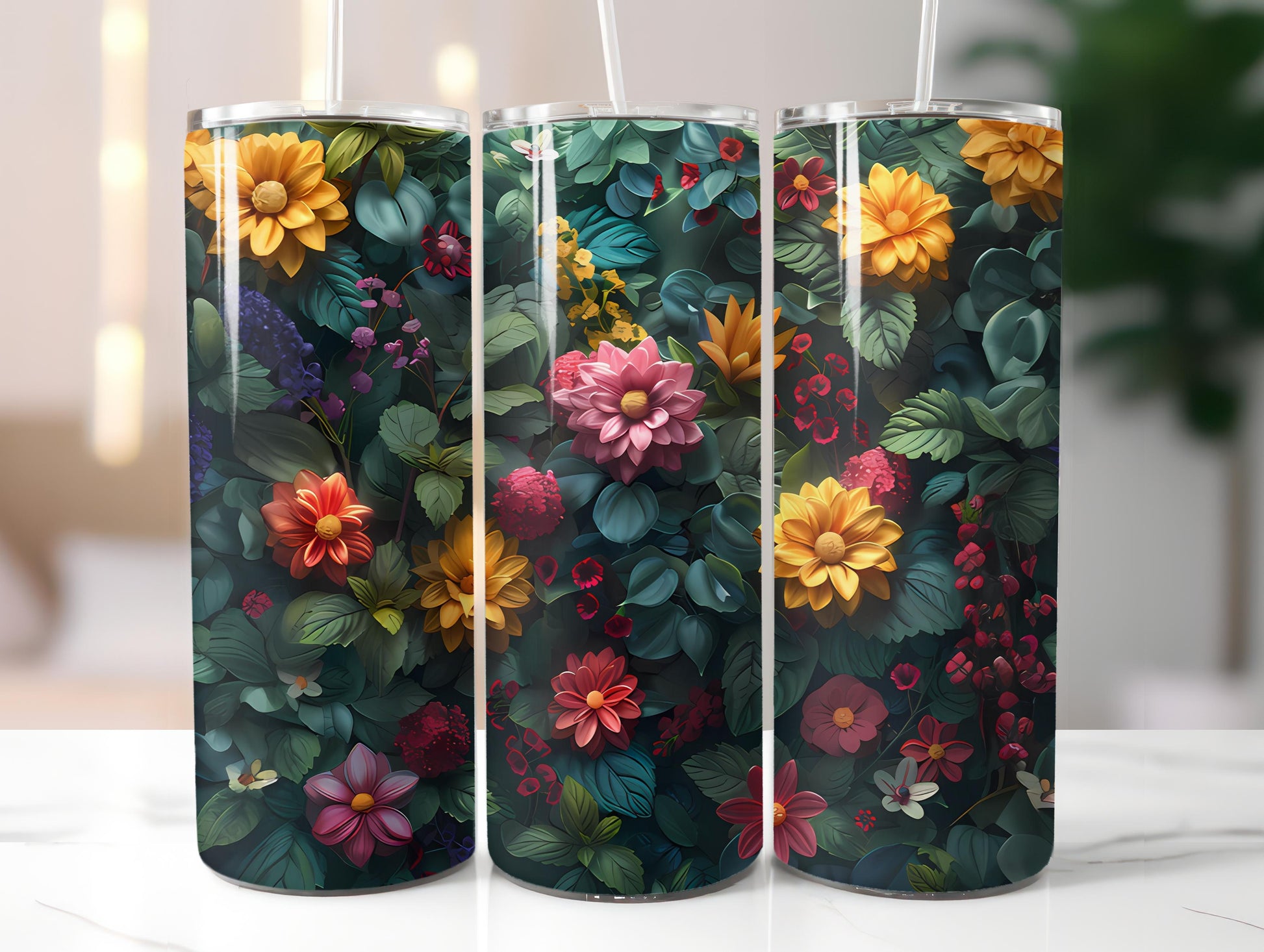 Herbalism 5 Tumbler Wrap - CraftNest - Digital Crafting and Art