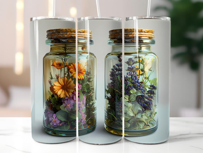Herbalism 2 Tumbler Wrap - CraftNest - Digital Crafting and Art